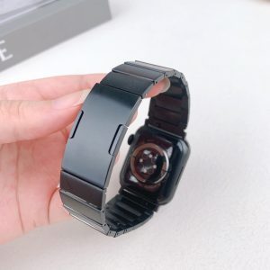 Metal Apple Watch Band Stainless Steel Adjustable Strap - Image 4