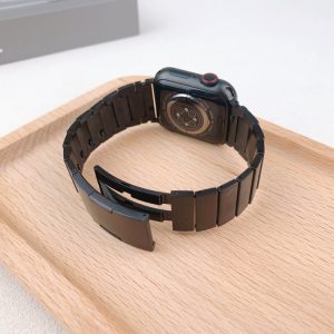Metal Apple Watch Band Stainless Steel Adjustable Strap - Image 5
