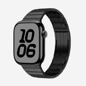 Metal Apple Watch Band Stainless Steel Adjustable Strap on Apple Watch
