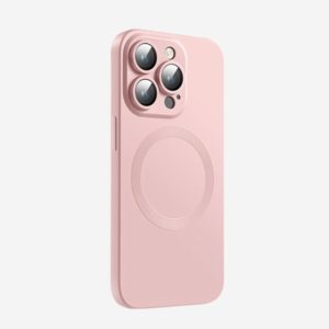 Silicone Candy Color Case with Lens Protection for iPhone Magnetic for MagSafer Charger - Image 3