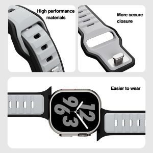 DC Sport Apple Watch Band with T-Shaped Pin-and-Tuck - Image 3