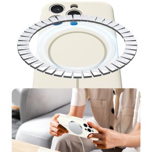 Magnetic Silicone Flat Case Flush with Lens for iPhone Compatible with MagSafe - Image 3