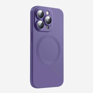 Silicone Candy Color iPhone Case with Lens Protection on iPhone