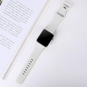 Soft Silicone Waterproof Band for Apple Watch - Image 4