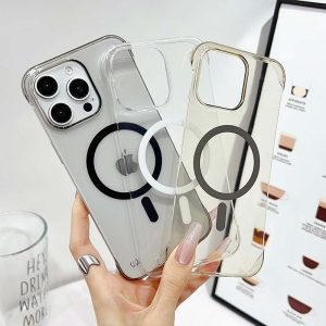 Frameless Transparent Magnetic Case for iPhone - Image 3