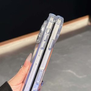 Transparent Hard PC Case with Lens Screen Protectors for iPhone - Image 5