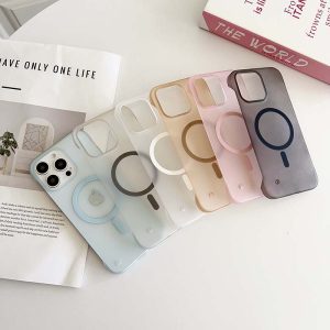 Frosted Frameless Case for iPhone - MagSafe Wireless Charging Compatible
