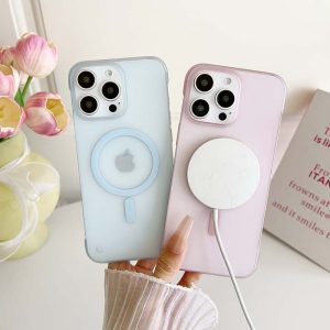 Frosted Frameless Case for iPhone - MagSafe Wireless Charging Compatible - Image 4