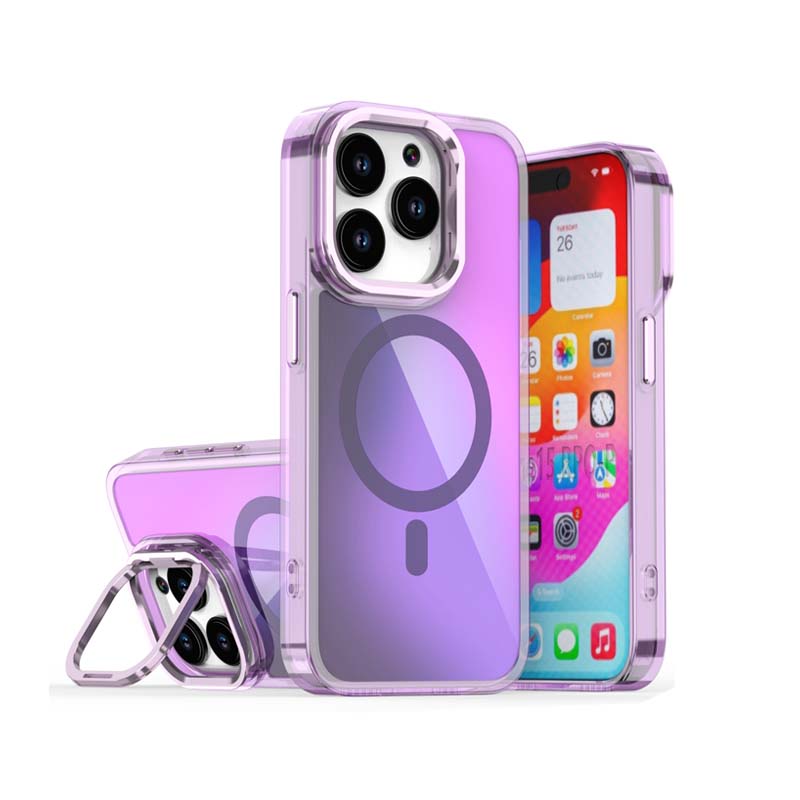 Magnetic iPhone case with colorful gradient